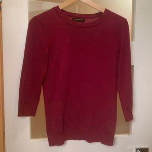 Banana republic fine knit 3/4 sleeve sweater
